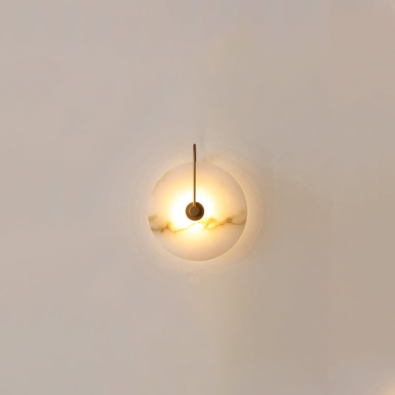 GlowStone - Appliques murales en albâtre avec motif naturel  