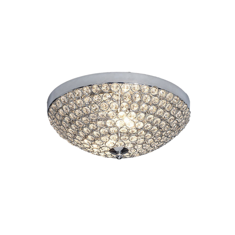 ShineLux – Krystal loftslampe med flush mount til opholdsrum