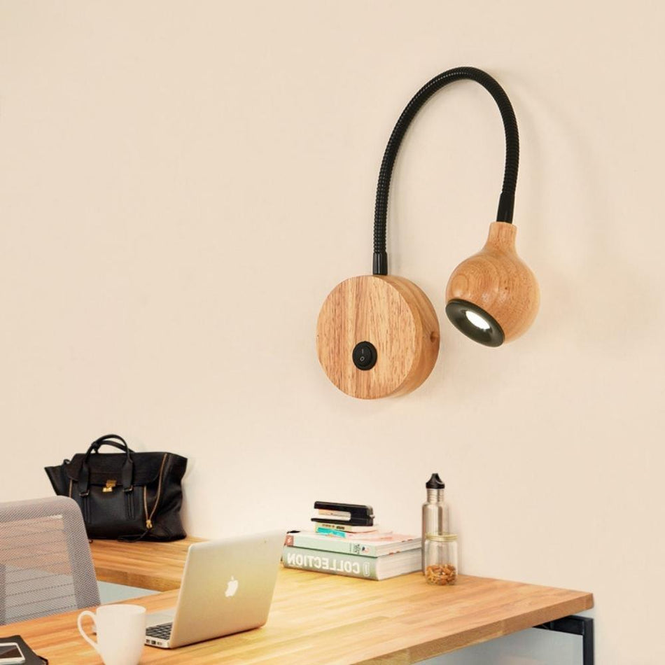 GlowNest – Håndlavet LED-væglampe med hyggeligt varmt lys og minimalistisk design