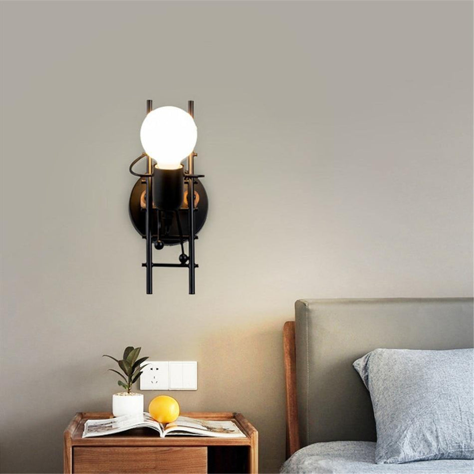 JoyHalo – Applique murale LED moderne avec figure ludique pour des intérieurs dynamiques