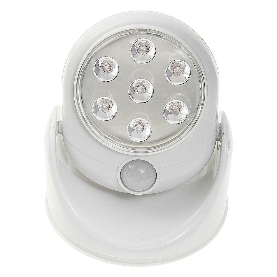 LumiGlow - Lumière de Sécurité LED à Détection de Mouvement à 360° avec Alimentation par Batterie et Luminosité Réglable
