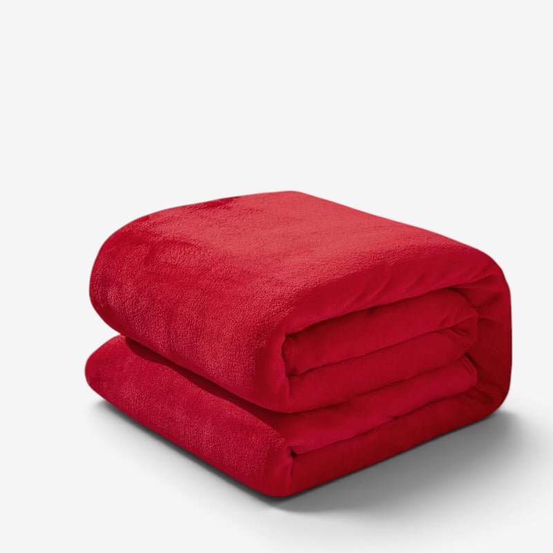 Veluna – Fleecetæppe i polyester til sofa og seng