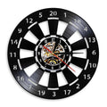 TimeArt – Horloge murale fléchette vintage avec mouvement silencieux et éclairage interchangeable