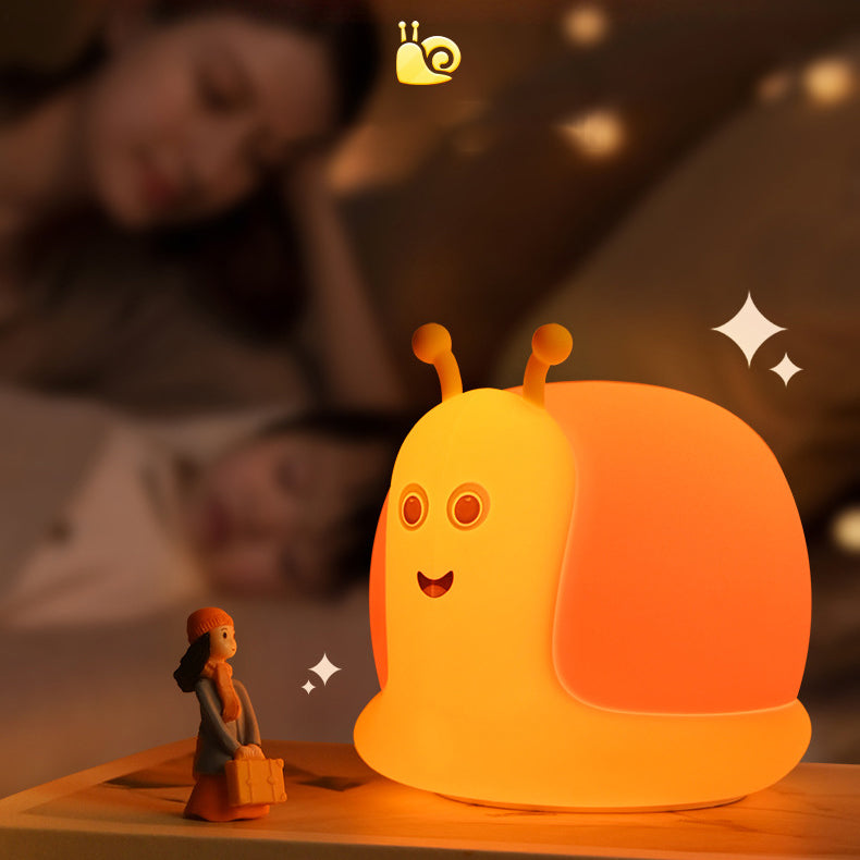 LumiGlow - Veilleuse LED escargot ludique avec commande tactile et design charmant