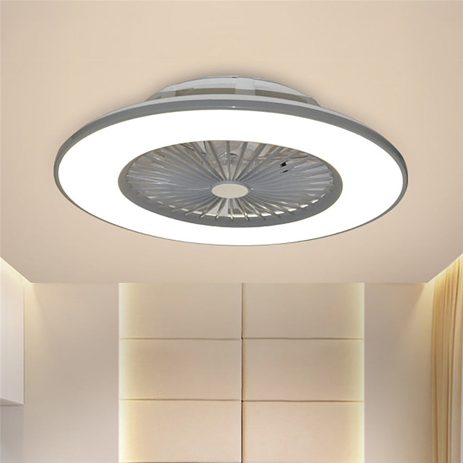 FanGlow – Ventilateur de plafond LED mince avec ventilation et éclairage élégant pour le confort domestique