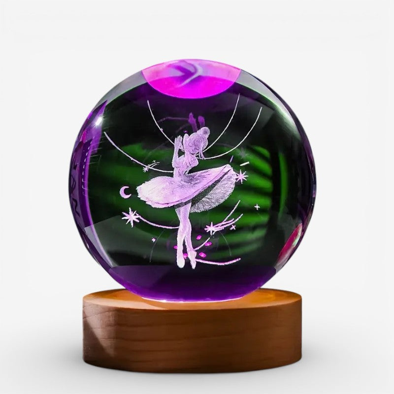 LumaFigure - Lampe de table LED ronde au design original