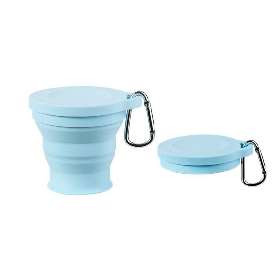 TrekSip – Gobelet pliable en silicone avec mousqueton
