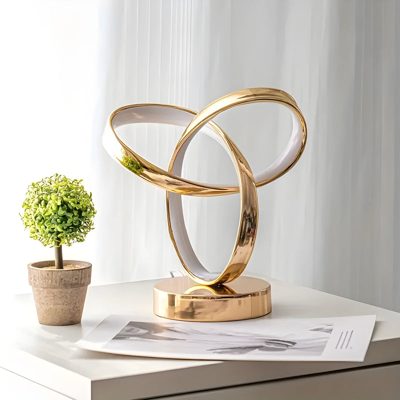 RingGlow - Lampe de table moderne avec lumière réglable pour toutes les pièces