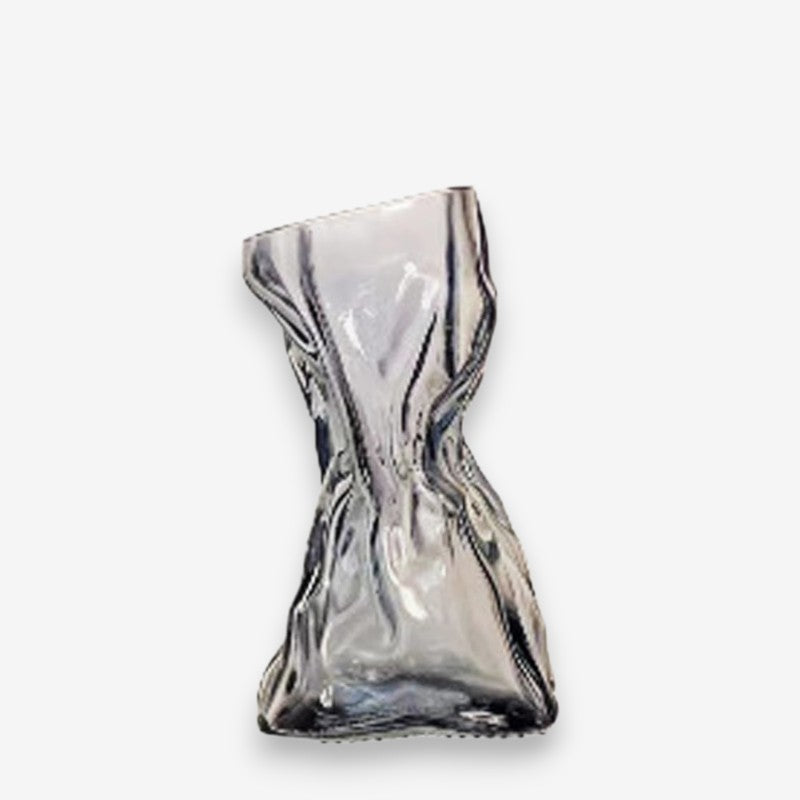 FoldVase – Vase décoratif pour fleurs avec texture origami