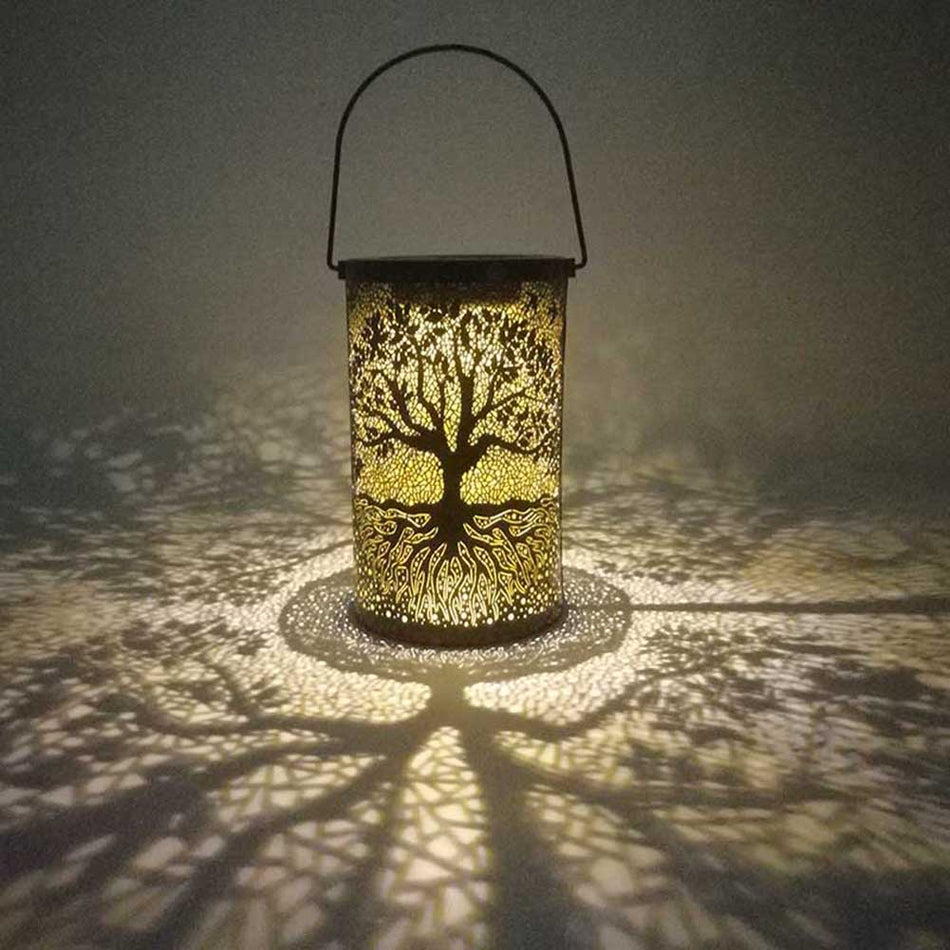 GlowPail - Cylindrisk lanterne der kaster magiske skygger i haven