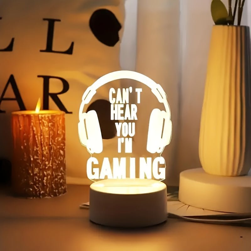 LumaGlow – Lampe de table LED avec éclairage élégant à abat-jour en verre