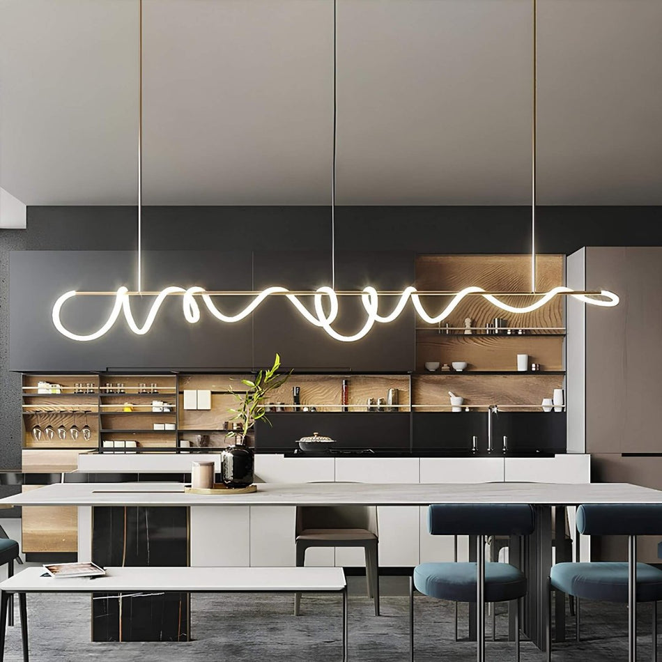GlowLume - Lumière LED moderne avec éclairage ambiant chaud pour un intérieur cosy