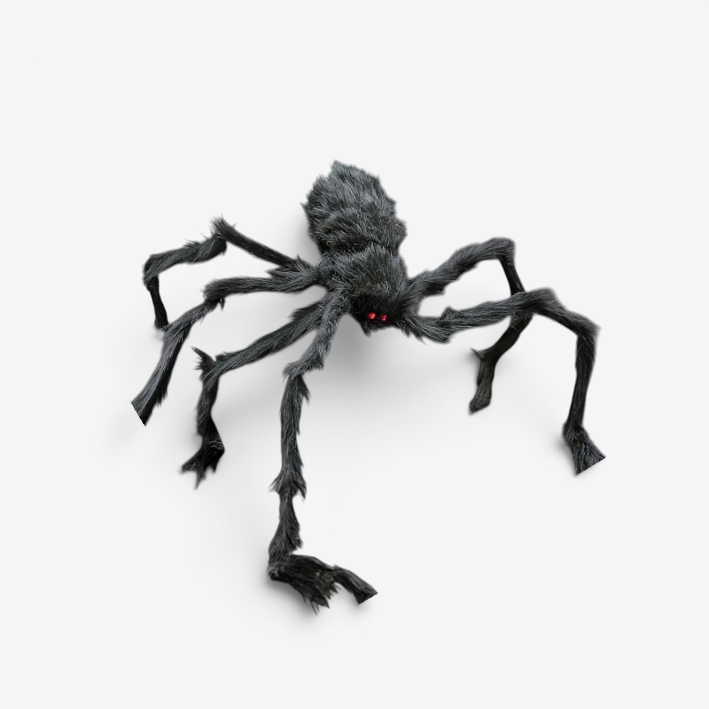 Kit de décoration avec araignée effrayante et toile extensible