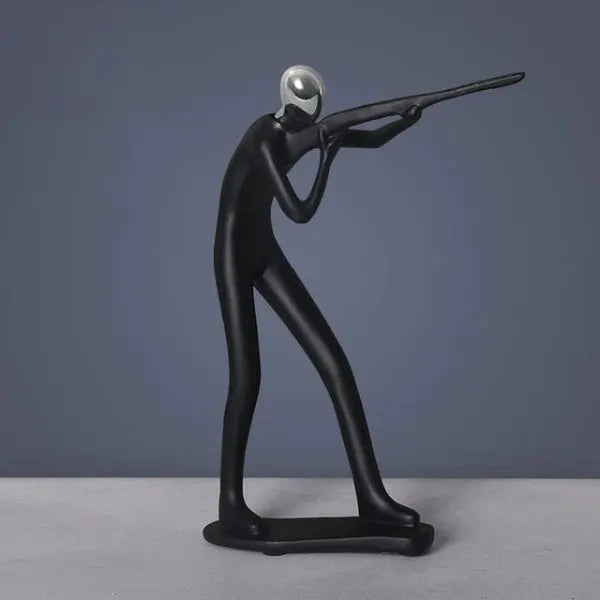 FloatAura - Elegant svævende figurskulptur til moderne og dynamisk boligindretning