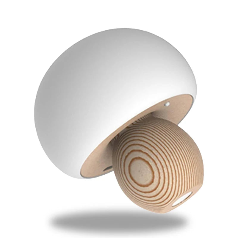 GlowShroom - Lampe de lit Champignon à contrôle tactile avec lumière changeante de couleur