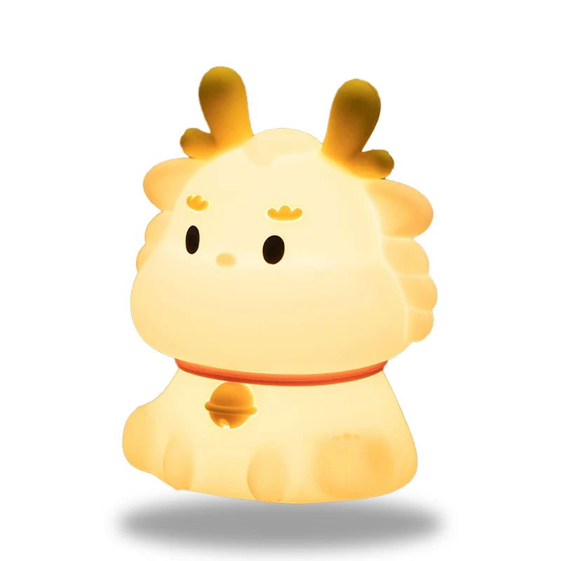 GentleGlow - Lampe de nuit renne adorable pour chambres d'enfants