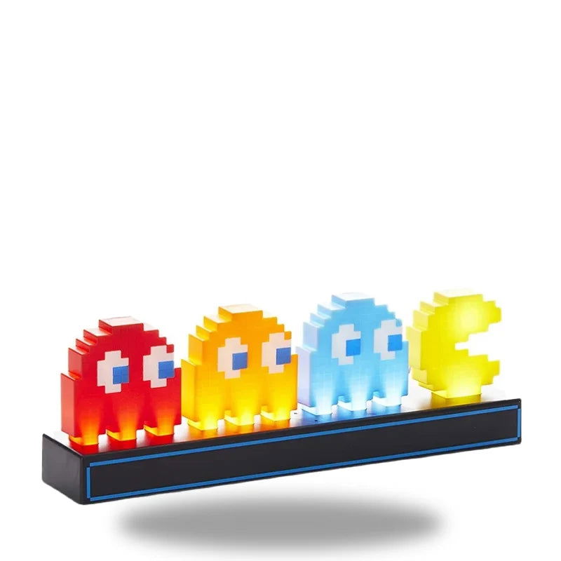 PixelGlow - Lampe arcade rétro avec design pixelisé vivant pour une décoration nostalgique