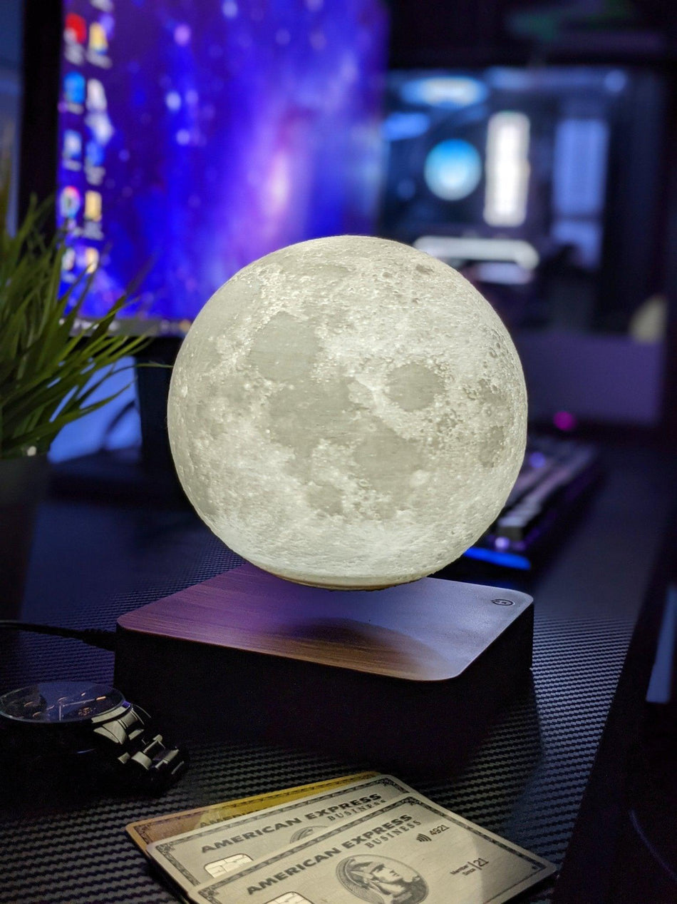 LunaGlow – Lampe lune 3D avec lumière douce pour une ambiance relaxante