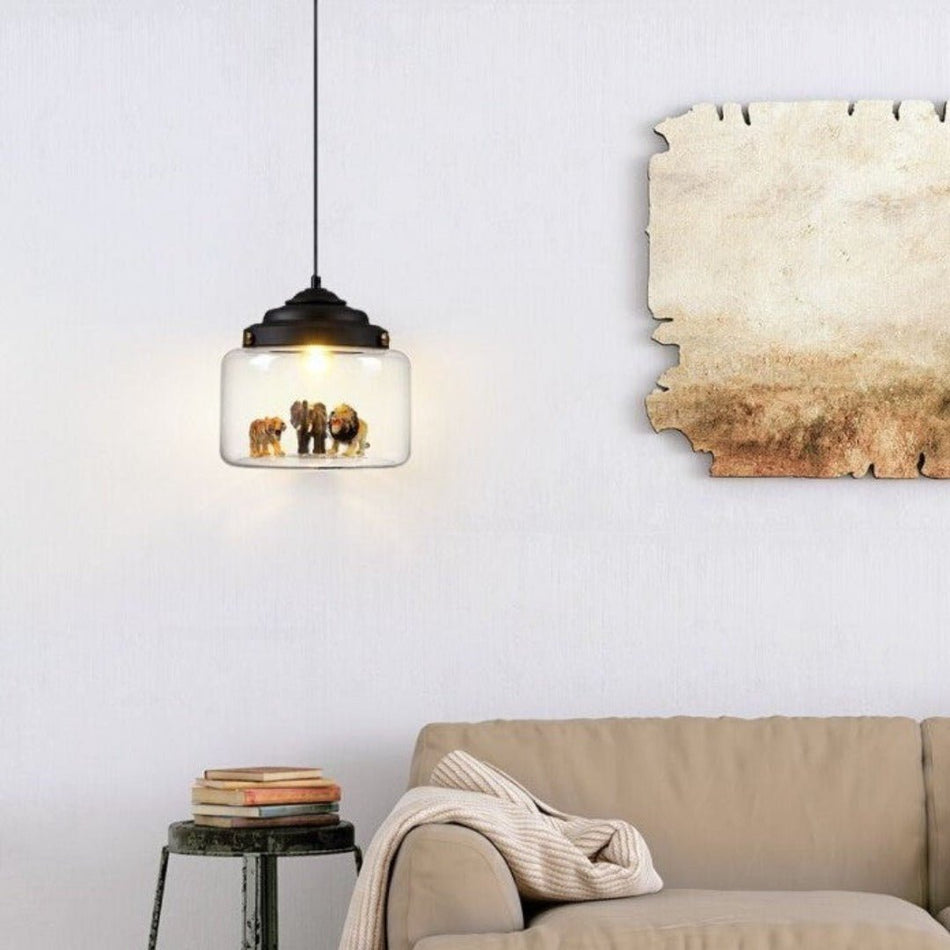 LittleZoo - Suspension ludique avec design animalier charmant