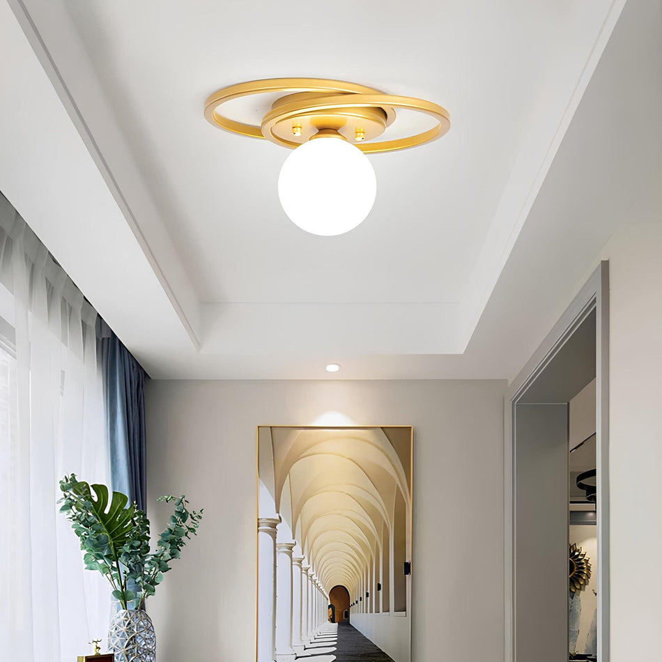 LumeVista - Luminaire de plafond LED moderne et stylé pour un intérieur élégant