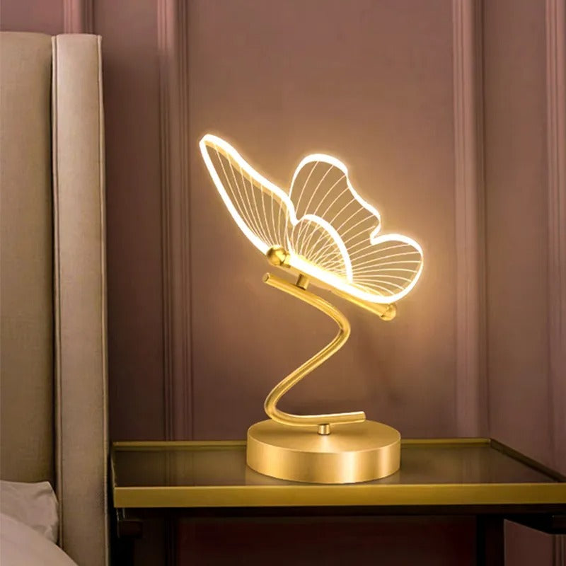 GlowBrite - Lampe papillon élégante pour espaces modernes