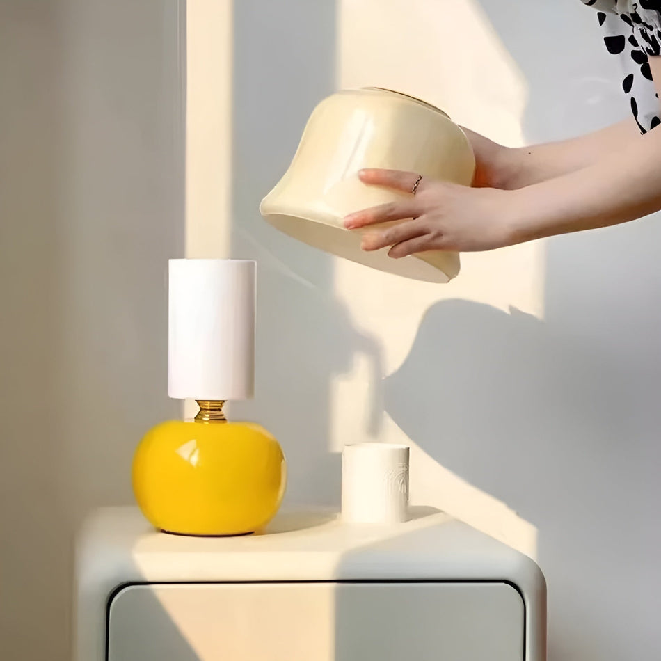GlowMush - Lampe de table élégante en forme de champignon pour une ambiance cosy