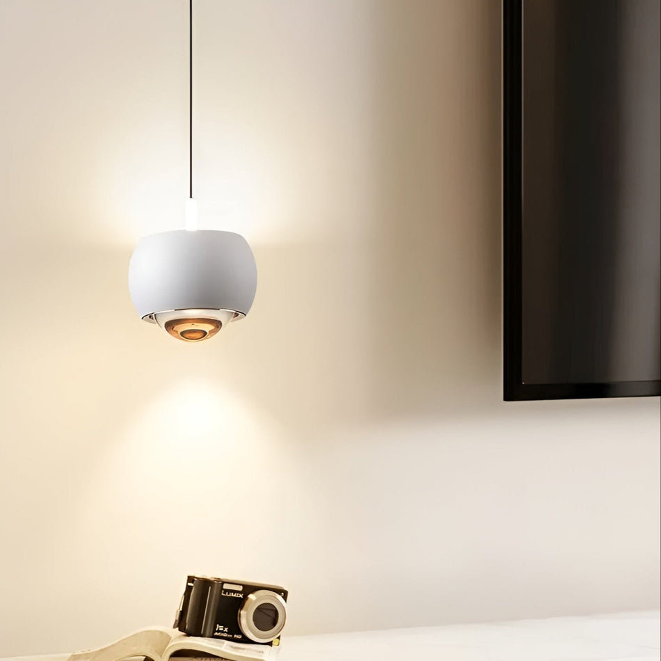 OrbitGlow - Suspension minimaliste à LED au design circulaire élégant
