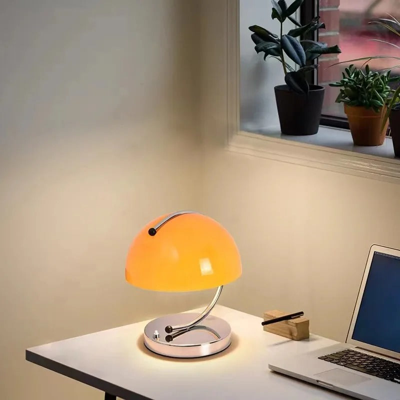 MushGlow - Lampe de bureau en verre élégante avec inspiration scandinave