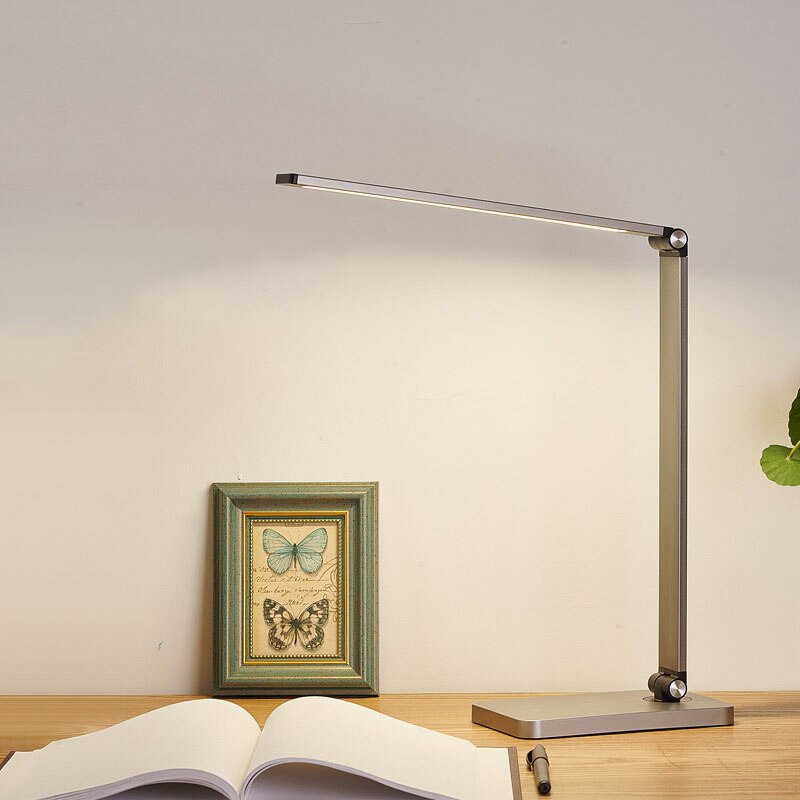 LumoFlex – Lampe de bureau LED élégante avec recharge sans fil et contrôle tactile