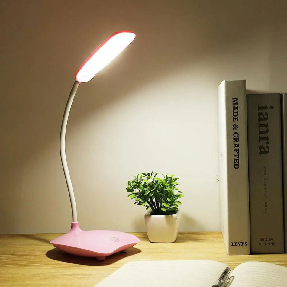 LumaFlex – Lampe de table multifonction avec luminosité réglable et design portable
