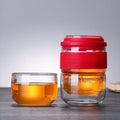 SteepNest – Théière de voyage format poche pour rituels de thé nomades