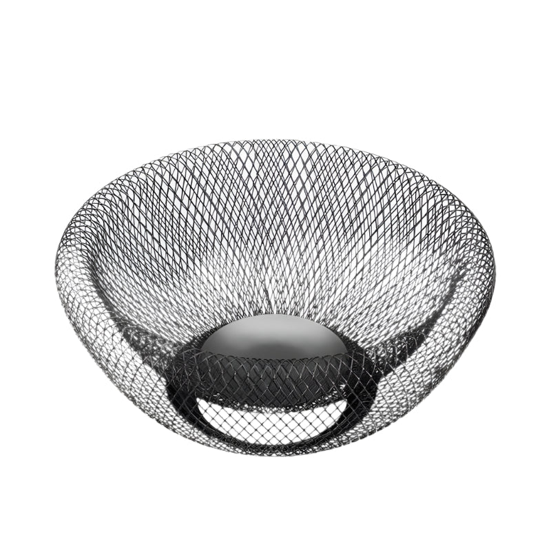 MeshNest – Corbeille à fruits en filet métallique à double paroi pour décoration sculpturale de cuisine