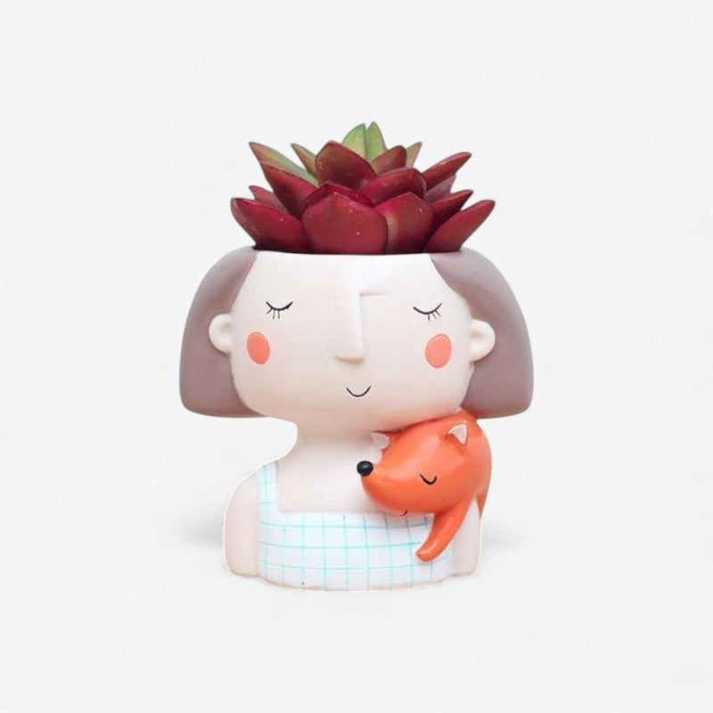 DecorPose - Blomsterpotte med Menneskefigur Design