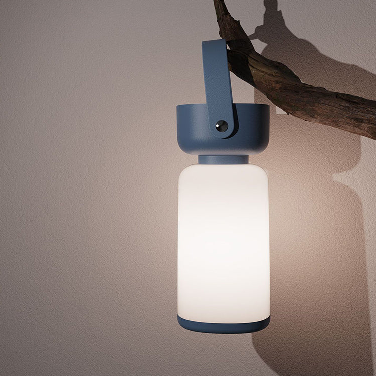 LumiGlow - Lampe de table LED portable étanche au design cylindrique élégant