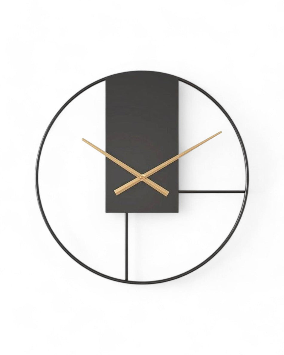 HarmoniClock - Elegant vægur med moderne kontrastdesign