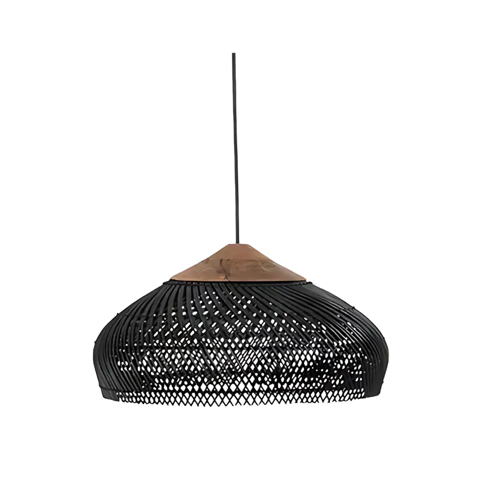 SereniGlow - Suspension bohème minimaliste avec éclairage d’ambiance chaleureux