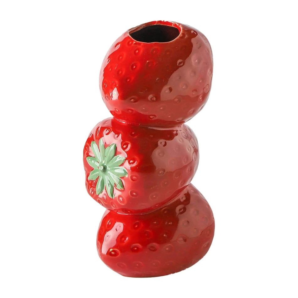 BerryBright – Keramisk Vase i Frugtform som Dekorativt Element