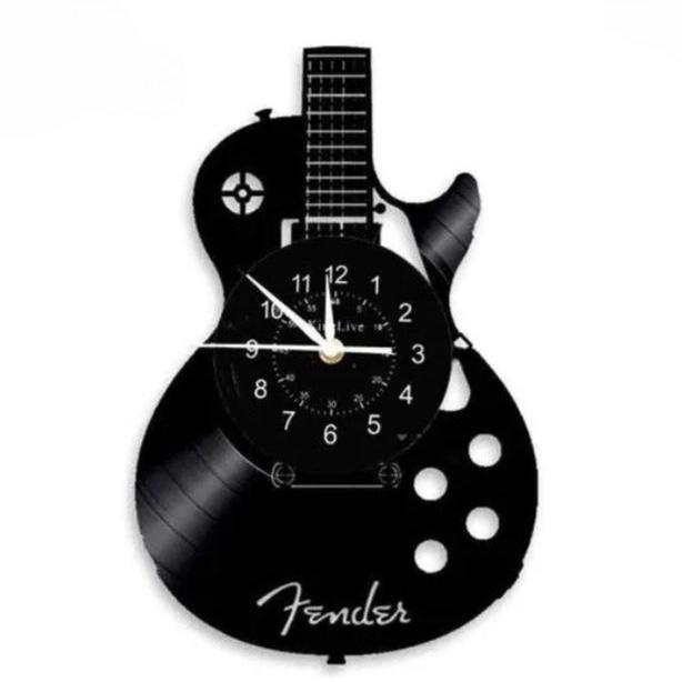 StrumTime - Guitar vægur med stilfuldt musikalsk-inspireret design til ethvert rum