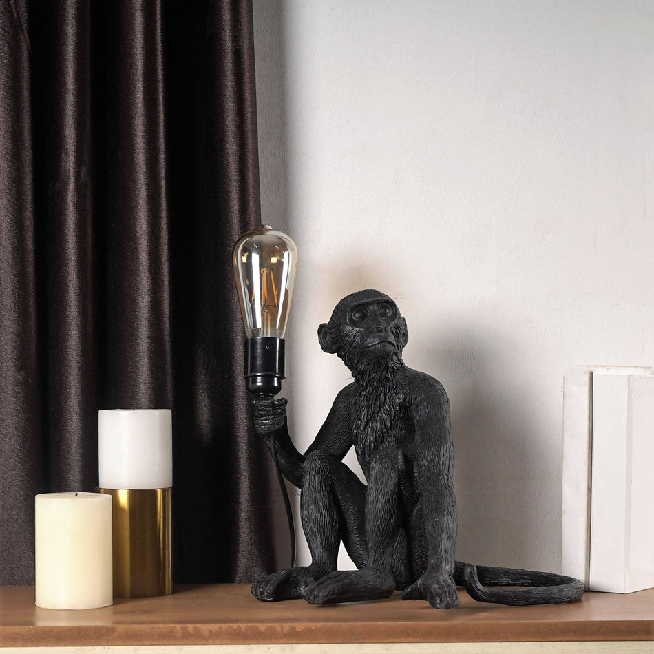 MonkeyGlow - Lampe LED Décorative Unique au Design Surréaliste et Artistique