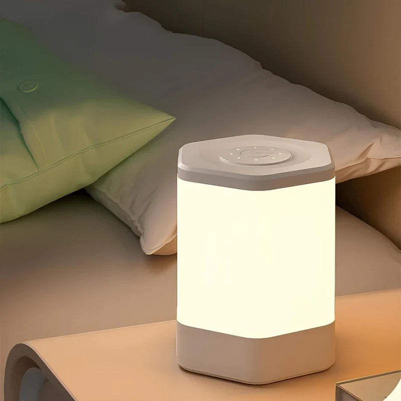GlowNest – Lampe de table LED à commande tactile au style minimaliste avec lumière réglable