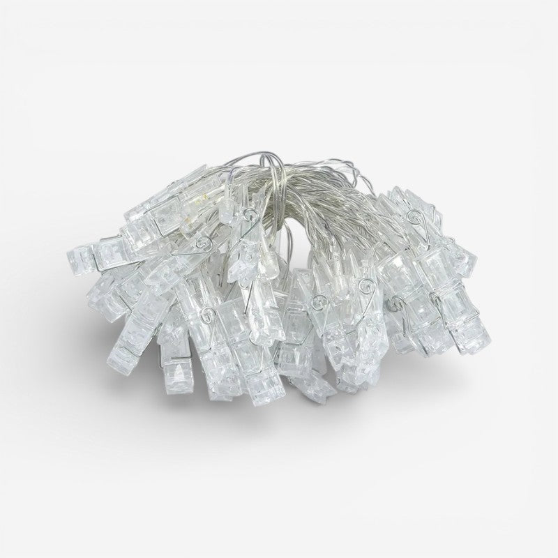 ClipGlow - Guirlande LED avec design de pince