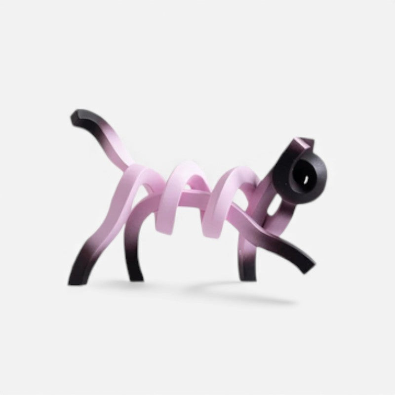 LumaCat - Dekorativ Kattefigur Skulptur med Kreativt Design