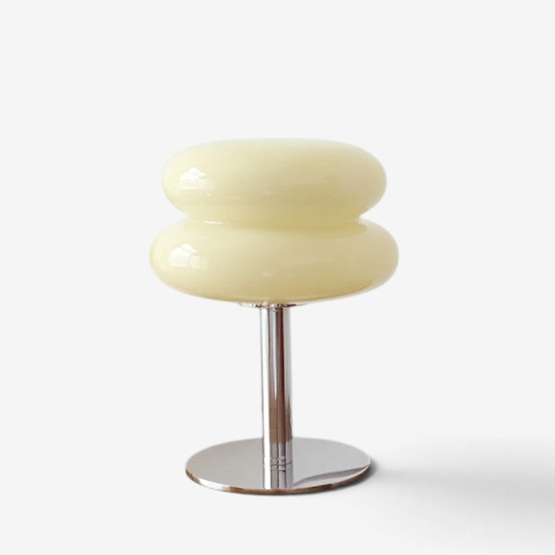 Dualux - Lampe à poser en verre avec double diffuseur