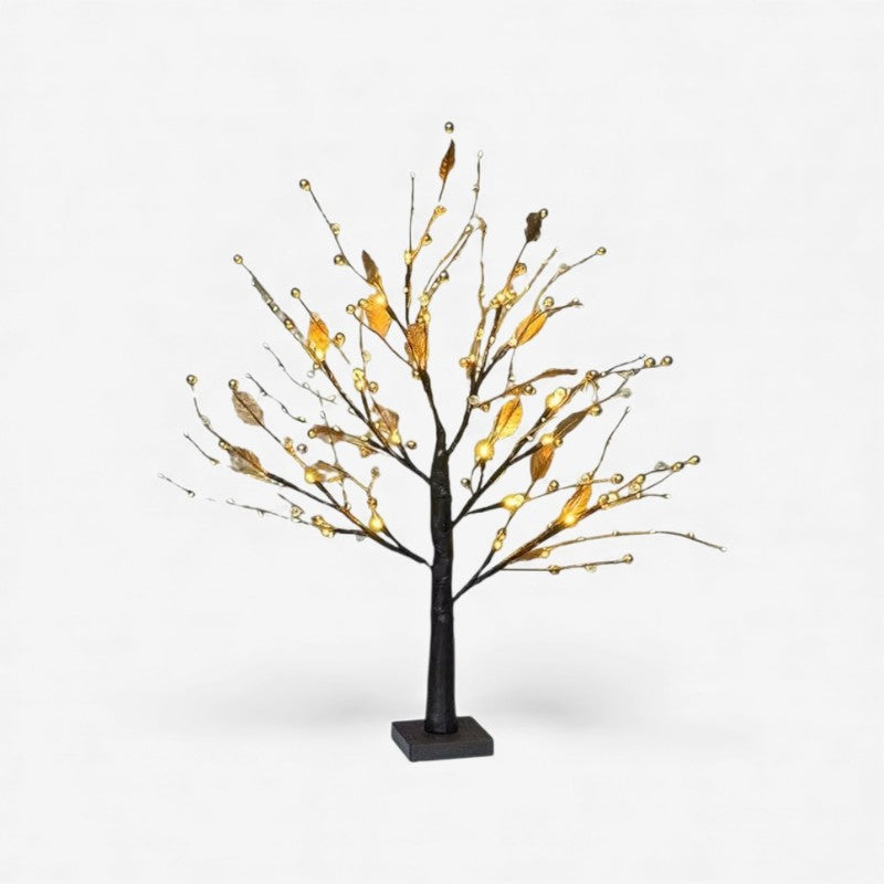LeafLume – Lampe de sapin de Noël décorative avec feuille pour la maison