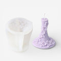FloraCast– Moule à bougie décoratif à motif floral